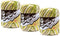 Bulk Buy: Lily Sugar 'n Cream 100% Cotton Yarn (3-Pack) Ombres, Prints, Scents & Stripes (Guacamole #2015)......