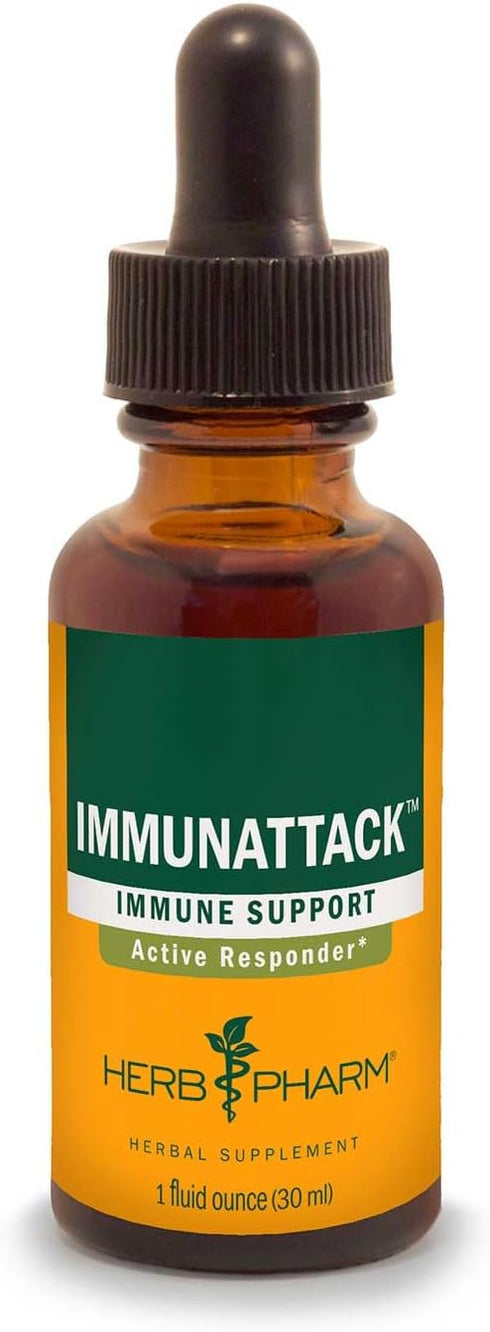 Herb Pharm Immunattack Liquid Herbal Formula for Immune System Support - 1 Ounce (FIMAT01)...