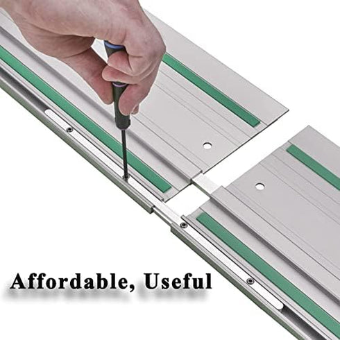 Guide Rail Connector Accessory Kit 71358 482107 for Festool Makita DeWalt Track Saw Long Cuts, Triton in Integrated Guide Rail T-Slots for Secure ...
