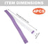 Bake Even Cake Strips 4 Pcs Bake Even Strip for Cake Pans, Baking Even Strip, Cake Pan Dampen Strips, Adjustable Baking Tray Protection Straps, fo...