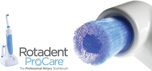 Long-Tip Replacement Brush Head; Elongated Brush Head; NOT COMPATIBLE with The Rotadent Plus or Rotadent Classic (ONLY COMPATIBLE with The ROTADEN...