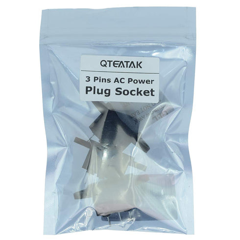 QTEATAK 3 Pack Screw Mount 3 Pins Inlet Power Plug Socket IEC320 C14 AC 250V 10A by QTEATAK...