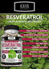 Kaya Naturals - Resveratrol Capsules - Anti Aging Supplement - Antioxidants with Brain Support - Maximum Benefits - 60 Veggies Capsules...