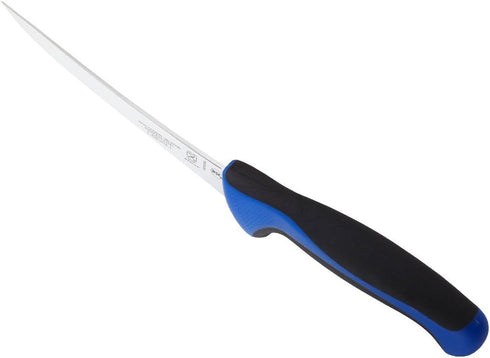 Mercer Culinary Millennia Colors 6-Inch Curved Boning Knife, Blue...