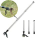Weed Picker with Handle Stand Up Weed Puller Tool for Garden Adjustable Weeder Weed Removal with Non-Slip Metal Front Claws, Easy to Carry, No Squ...