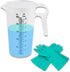 Measuring Pitcher, Plastic, Multipurpose - Great for Chemicals, Oil, Pool and Lawn - Ounce (oz) and Milliliter (mL) Increments, Bundle with ACCUTE...