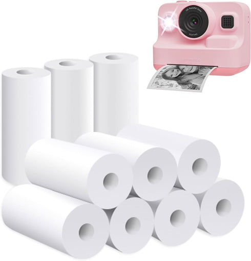 Dylanto Printing Paper, Printing Camera Refill Thermal Paper 10 Rolls, BPA Free...