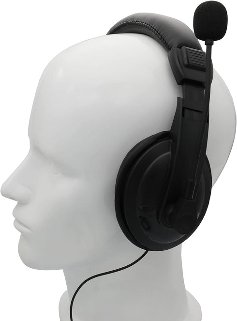Overhead Headsets Headphones with VOX-PTT Boom Mic is Compatible with Kenwood Puxing Quansheng Wouxun HYT Nexedge Puxing Two Way Radio...