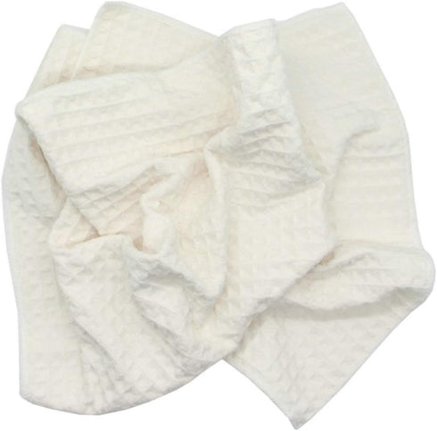 Waffle Weave Kitchen Drying Towels - Thick Microfiber, Absorbent, Lint Free 16Inch x 24Inch 3 Pack Beige...