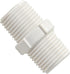 10pcs 0.75 Inch PVC Nipple Male to Male coupling adaptor of Thread plumbing PIPE connection 3/4Inch (3/4" pack of 10)...