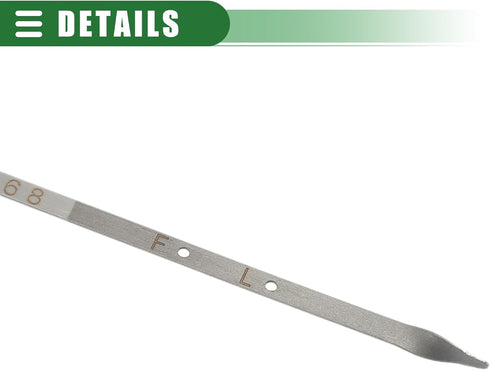 Motoforti Engine Oil Dipstick Indicator, Oil Dipstick Replacement, for Mitsubishi Lancer 2008-2017, Metal Plastic, No.1255A068, White...