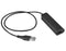 RJ9 Plug to USB Headset Adapter Compatible with Plantronics Jabra Sennheiser Wireless DECT Headsets for Use with Computers PC Laptop Mac Tablet Wi...