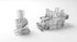 ASCENY Plate Mount Polymer Nylon Stabilizers with Gold-Plated Wires for Mechanical Keyboards (No Numpad Kit)...