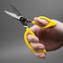 Klein Tools 26001 Scissors, Made in USA, All-Purpose Electrician's Scissors with Cable Cutting Notch, Serrated Blades, Deburr Notch, 6.75-Inch...