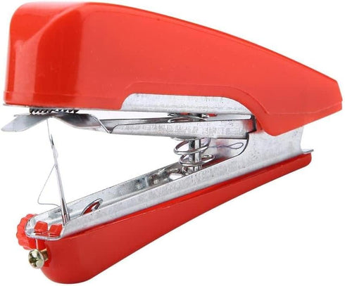 1Set Red Sewing Machine,Handheld Sewing Machine Mini Portable Stitch Manual Sewing Machine for Home Travel Use Mini Portable Sewing Machine(Plasti...
