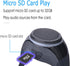 Wearable Portable Waterproof Bluetooth Speaker Watch X10 Clip Speaker MP3 Player Handsfree Clear Call Speakerphone,TWS,SD Card Slot,Selfie for Wor...