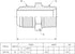 (2-PACK) 2404-10-08 Hydraulic Hose Adapter Fitting 5/8" Male JIC 37° Flare (7/8"-14UNF) × 1/2" Male (1/2"-14NPTF) SAE Straight Pipe Joints Tube Co...