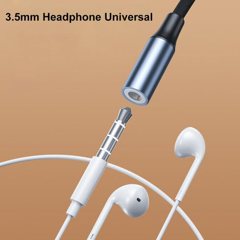 USB C to 3.5mm Headphone Jack Adapter (2 Pack), USB Type C to Aux Audio Dongle Earphone Adaptor Compatible with Samsung Galaxy S22 S21 S20 Note 20...