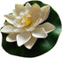 7Pcs 3.9 Inch Artificial Lotus Flower Artificial Flower Pool Aquarium Decoration Eternal Flower Artificial Flower (White)...