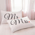 NTBED Couples Pillowcases Mr and Mrs Pillow Covers Heart Printed Bed Pillowcase,Valentine's Day,Anniversary Wedding Gifts Home Decoration (19''x29...