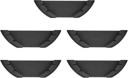 Universal Pot Lid Organizer for Cabinet, 5 Pcs Pan Lids Organizers Inside Cabinet Door Wall Mount Pots Top Storage Rack Holder for Kitchen, Fits 6...