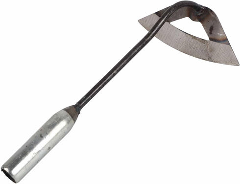 Ejoyous Garden Hoe, Stainless Steel Hollow Hoe Weed Rake Hand Gardening Weeder Tool for Home Garden Backyard Farm Weeding Loosening and Planting (...