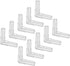 uxcell Aquarium Air Valve Connector Plastic Inline Tubing L-Shaped Non-Return Valves for 4mm Fish Tank Pond Air Line 10pcs...