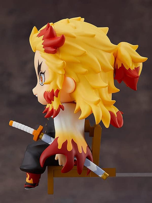 Good Smile Demon Slayer: Kimetsu no Yaiba: Kyojuro Rengoku Nendoroid Swacchao! Action Figure, Multicolor...