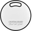 Elegant Round Shape White Plastic Cutting Board, with a Hanging Hole Plastic Chopping Board, Kitchen Tool Cutting Mat for Home Kitchen Sushi Resta...