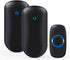 Wireless Doorbell, SECRUI Door bell Over 1000ft Coverage with 2 Plug-In Receivers, 1 Waterproof Push button, 52 Chimes, 110dB loud Sound Colorful ...