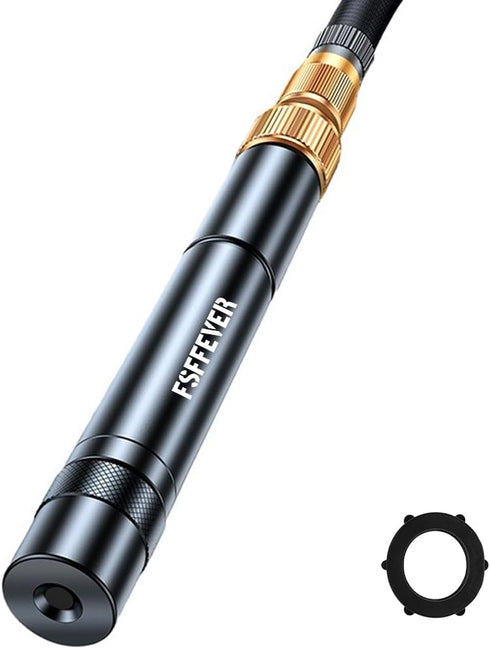 High Pressure Garden Hose Nozzle Garden Hose Sprayer Metal Heavy Duty Power Water Hose Gun Leak-proof Water Hose Nozzle with 3 Adjustable Spray Pa...