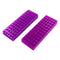 PCR Tube Rack Double Panel Microcentrifuge Test Tube Rack Holder for 0.5ml 1.5ml 2ml Test Tube, 60-Well - 2pcs...