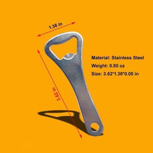 Bottle Opener Bulk,20 Pieces 3.6'' Stainless Steel Beer Bottle Opener Keychain Wholesale for Bar, Restaurant,Bartender and Kitchen(Silver)...