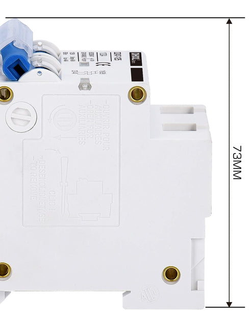 DIHOOL 100 Amp Circuit Breaker DIN Rail Mount 2 Pole AC 110V Low Voltage disconnect switch...