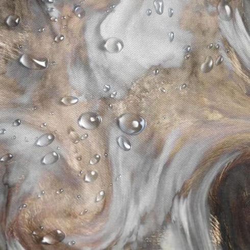 Marble Shower Curtain Light Grey Brown Shower Curtains for Bathroom Retro Style Paintbrush Colors in Marbling Texture Waterproof Polyester Fabric ...