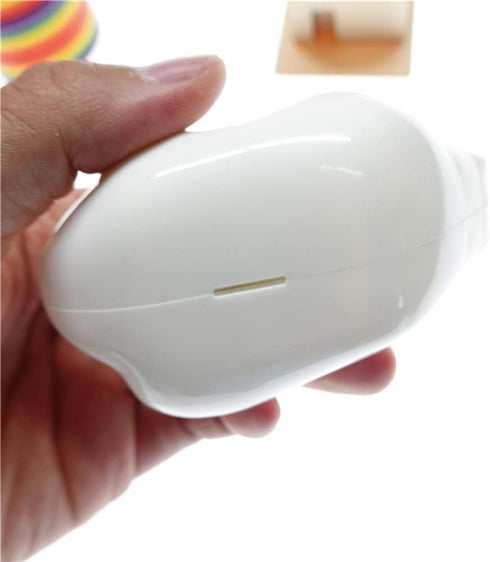 1-Pack Creative Cloud Tape Dispenser with Rainbow Masking Tape,Decorative Cartoon Plastic Tape Holder Cutting Tape for Home Office School Statione...