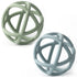 Teething Toys, TOPGOMES Baby Teether Toys, BPA Free Silicone Soft Ball Easy to Hold Teether for Babies Ages 6 Months+ 2 Pack (Sage+Ether)...