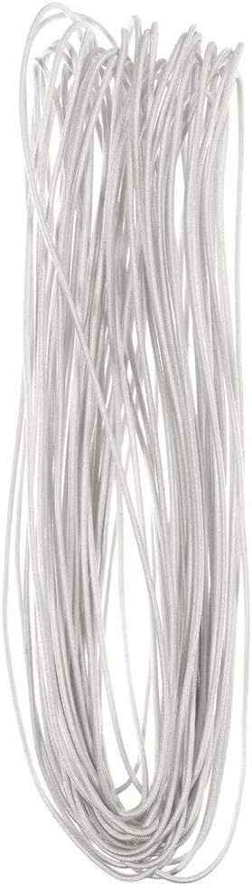 1/16” Elastic Cord Beading Crafting Stretch String – Choose from 10, 25, 50, 100, and 1300 Feet, Made in USA...