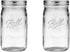 Ball Quart (32oz) Jar with Silver Lid, Wide Mouth, Set of 2...