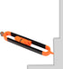 Precise Contour Scribe Tool, Upgrade Measuring Scribe Tools for Woodworking Finish Carpenter Construction Carpenter Architects DIY Handymen...