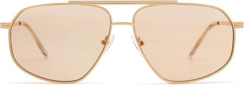 SOJOS Classic Retro Aviator Sunglasses for Women Men Vintage Hexagonal Metal Frame UV400 Lenses SJ1200...
