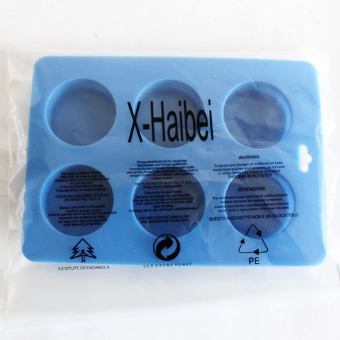 X-Haibei Round Guest Basic Soap Lotion Bar Silicone Mold Dia. 2 inch,Height 0.7 inch per Cavity 2oz per Cell...
