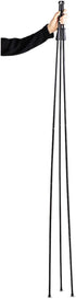 Quartet Instant Easel 63” Stand, Supports 5 lbs., Tripod Base, Powder Coated Steel Material, Collapsible, Black (29E)...