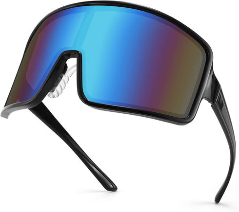 Karsaer Vision Sports Cycling Sunglasses Rave Visor Outdoor Baseball Softball Glasses 80s Shades Women Men...