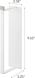 Clothes Magnet Hanger Storage Rack-Small Hanging Organizer | Steel | Laundry, One Size, White...