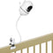 Baby Monitor Mount for HelloBaby HB65/HB66/HB248 & ANMEATE SM935E, Flexible Clip Clamp Mount Baby Camera Monitor Holder Without Tools for Crib or ...