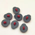 50 PCS Plastic Ladybug Shank Buttons Tag Embellishments Ornaments Craft Buttons for Sewing...