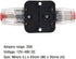 Circuit Breaker 20A 20-300amp Reset Fuse Holder Inline Fuse for Car Audio and Amps Overload Protection 12V-24V DC Replace Fuses...