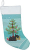 Caroline's Treasures CK3560CS Scottish Terrier Christmas Tree Christmas Stocking Fireplace Hanging Stockings Christmas Season Party Decor Family H...