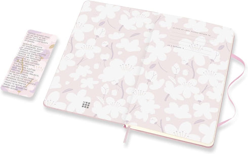 Moleskine Limited Edition Sakura Notebook, Hard Cover, Large (5" x 8.25"), Ruled/Lined, Graphic 1, 240 Pages...